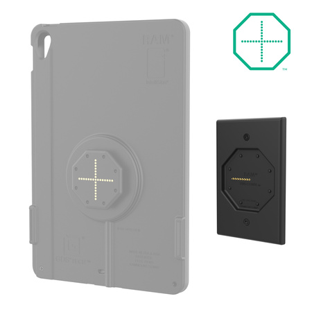 Низкопрофильная настенная док-станция GDS® Uni-Conn™ с питанием и PoE