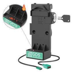 GDS® Uni-Conn™ Locking Spring Loaded Power + USB-A Dock - подогреваемые контакты