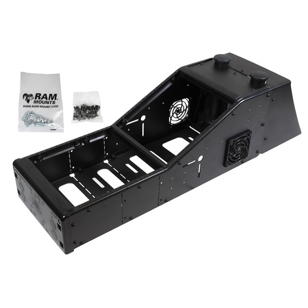 Угловая консоль RAM® Tough-Box™ с задним обтекателем Ford Police Interceptor