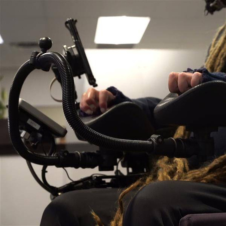 RAM® Прочная быстросъемная 2-точечная база для инвалидной коляски с шариком