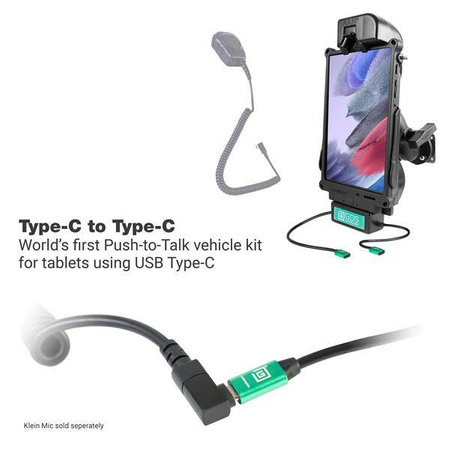 Комплект автомобиля GDS® Tough-Dock™ Klein VALOR PTT для Tab A7 Lite 8.7