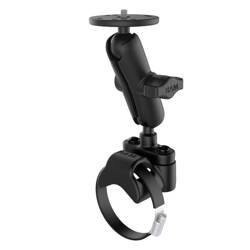 RAM® ATV/UTV Двойное шаровое крепление на рельсе с круглой пластиной и шпилькой 1/4"-20