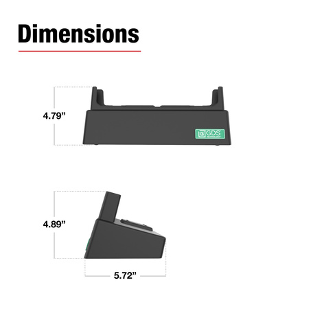 Настольная док-станция RAM® для Zebra ET6x с поддержкой USB и RJ45