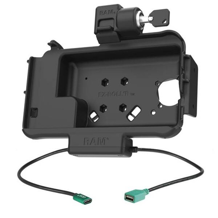 Модульная док-станция RAM® Locking Power + Single USB Dock для Samsung Tab Active5 и 3