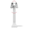 GDS® Uni-Conn™ Powered 14" Locking Pedestal Dock with PoE - серый