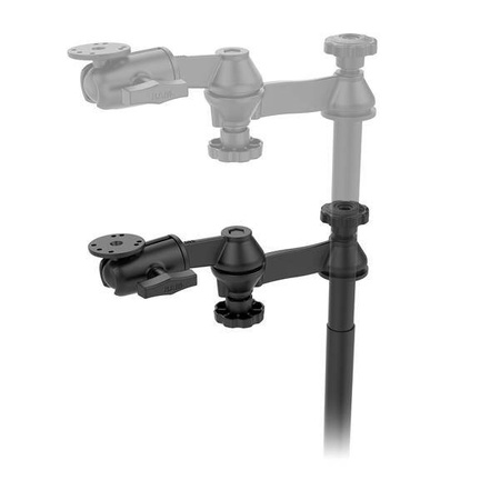 Крепление RAM® No-Drill™ для полицейского перехватчика Ford 20-24 годов выпуска