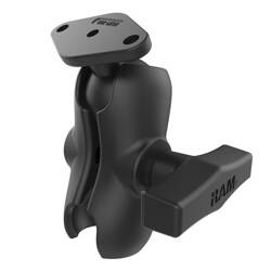 Кронштейн RAM® с двойной головкой и алмазной шариковой пластиной — размер C, короткий