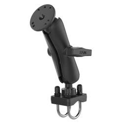 Крепление RAM® с двойным U-образным болтом для направляющих меньшего размера — размер C, средний