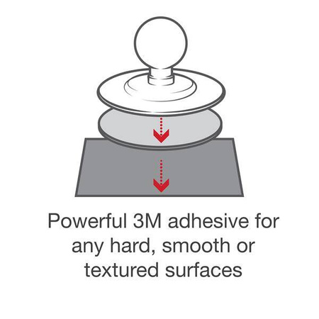 Клейкая шариковая основа RAM® Flex