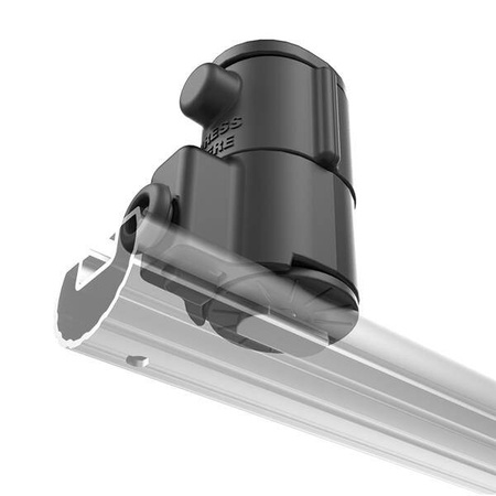 Держатель RAM® Tube Jr.™ с универсальной гусеничной основой Adapt-A-Post™ — стойка 4 дюйма