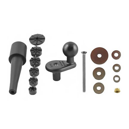 Шаровое основание выноса вилки мотоцикла RAM®