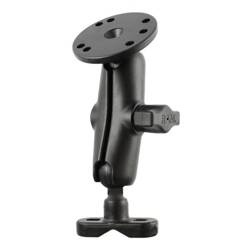 Двойное шаровое крепление на руле RAM® с U-образным болтом и круглой пластиной, без крепежа