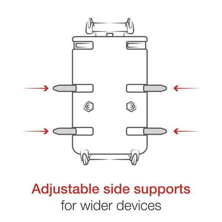 Крепление для телефона RAM® Quick-Grip™ XL с основанием руля RAM® Tough-Strap™