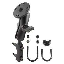 Крепление бачка тормоза/сцепления мотоцикла RAM® с круглой пластиной