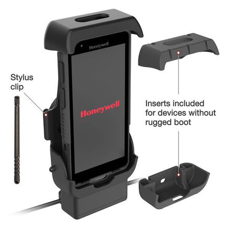 Док-станция с электроприводом RAM® и USB-A для Honeywell CT40/45/47 — контакты с подогревом