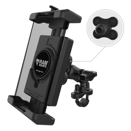 RAM® Quick-Grip™ Pro XL виброгасящее крепление для телефона с U-образным болтом