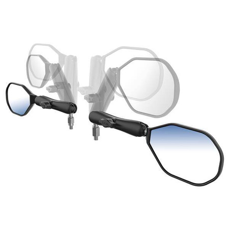 Комплект RAM® Tough-Mirror™ с основаниями M10-1,25 + реверсивный адаптер — длинный кронштейн