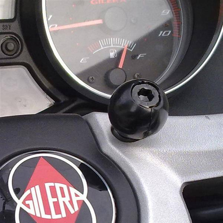 Зажимное крепление на руль мотоцикла RAM® с болтами M8 — средний