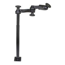 RAM® Tele-Pole™ с шестами 12 и 18 дюймов, двойными поворотными рычагами и круглой пластиной