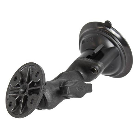 Композитное крепление на присоске RAM® Twist-Lock™ с круглой пластиной — короткое