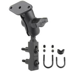 Крепление бачка тормоза/сцепления мотоцикла RAM® с алмазной пластиной — короткое