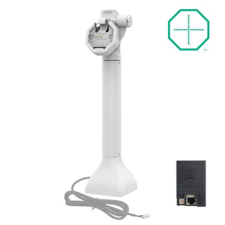 GDS® Uni-Conn™ Powered 14" Locking Pedestal Dock with PoE - серый