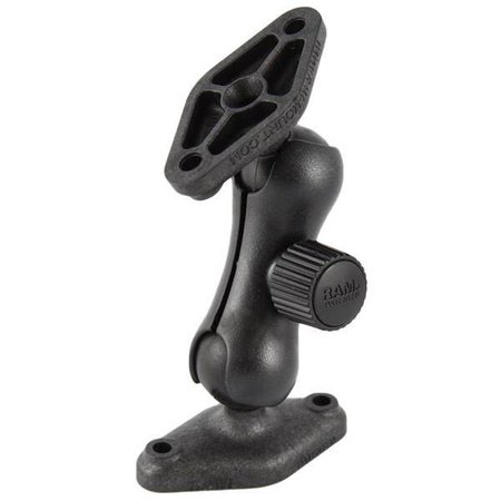 Низкопрофильное композитное двойное шаровое крепление RAM® с двумя алмазными пластинами