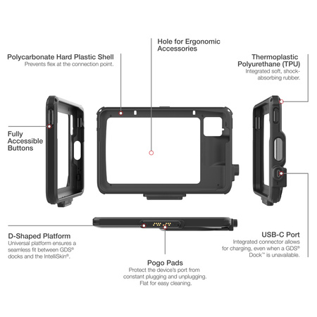 IntelliSkin® Next Gen для 8-дюймового корпоративного планшета Zebra ET401