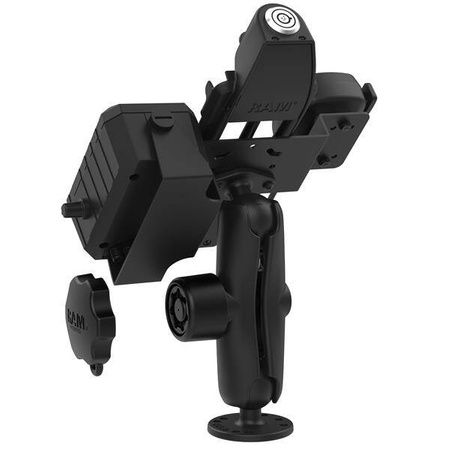 Двойное шаровое крепление RAM® для Sonim XP10 с динамиком и комплектом проводов