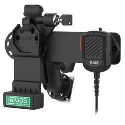 GDS® Uni-Conn™ Locking PTT Remote Speaker Mic Bundle for ESChat &amp; Zello