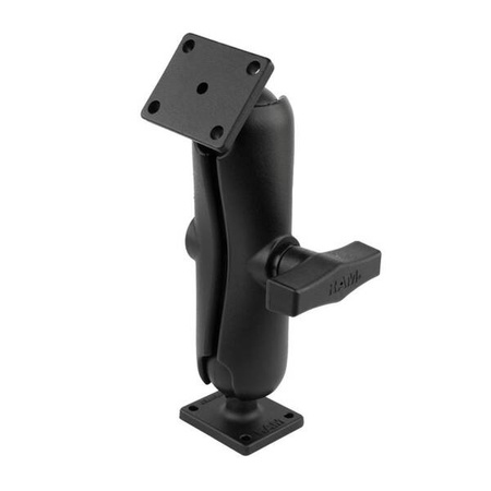 RAM® Двойное шаровое крепление с прямоугольными пластинами AMPS - размер C средний