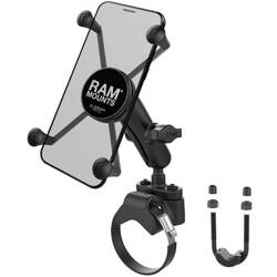 Большое крепление для телефона RAM® X-Grip® с направляющей для квадроцикла/UTV