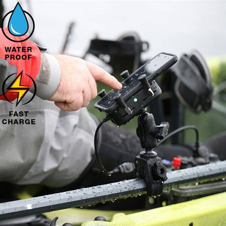 RAM® Tough-Charge™ Крепление для беспроводной зарядки мощностью 15 Вт с Tough-Claw™