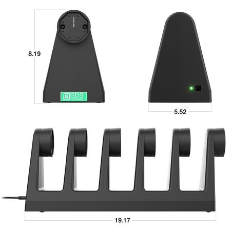 GDS® Uni-Conn™ 6-портовая док-станция с питанием для планшетов с IntelliSkin®