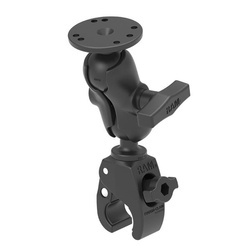 Маленькое зажимное крепление RAM® Tough-Claw™ с адаптером для круглой пластины — короткое