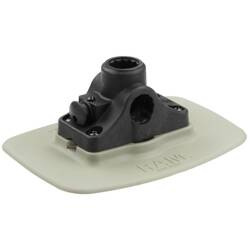 Серая клейкая основа RAM® Bond-A-Base™ со штифтом/сплайновым приемником RAM ROD®