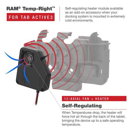 Модуль подогрева док-станции RAM® Temp-Right™ для Samsung Tab Active3