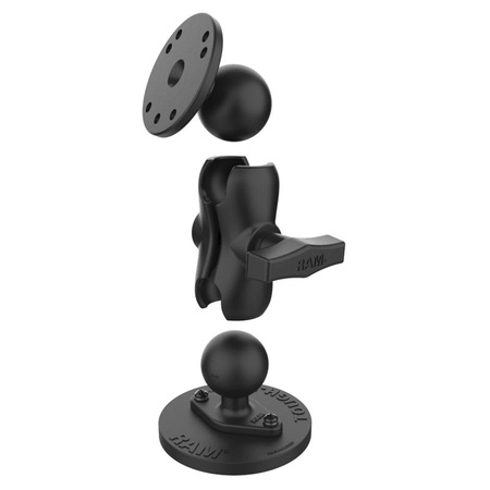 RAM® Tough-Mag™ сверхпрочное магнитное крепление с круглой пластиной - короткое