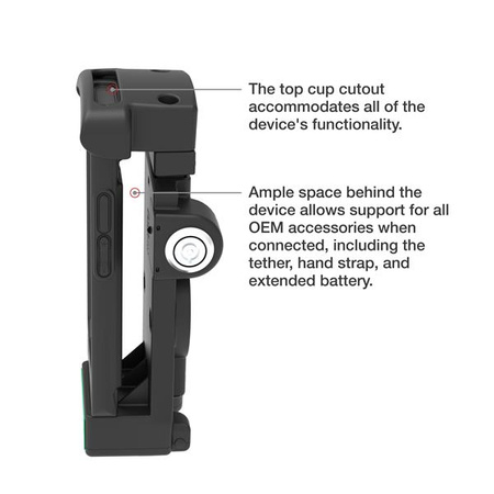 Док-станция с электроприводом и блокировкой GDS® для Zebra EC50/55