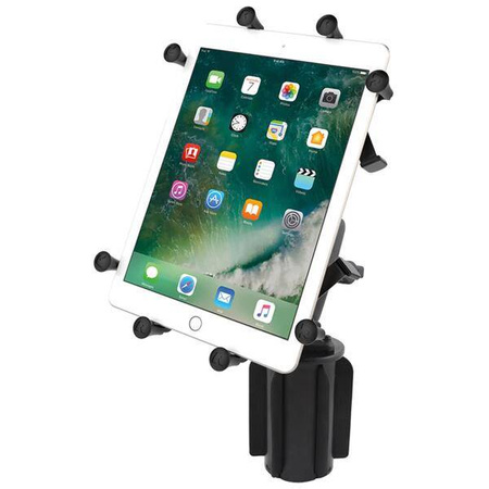 RAM® X-Grip® с креплением для подстаканника RAM-A-CAN™ II для планшетов с диагональю 9–11 дюймов