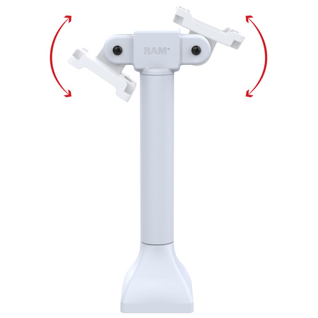 RAM® 14" пьедестальное крепление с двумя 75-мм адаптерами VESA - серый