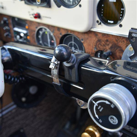 Основание хомута для шланга RAM® с большим ремнем для самолетов Beechcraft Bonanza