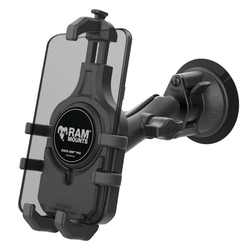 Крепление для телефона RAM® Quick-Grip™ Pro с присоской Twist-Lock™ - среднее