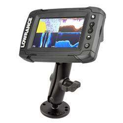 Двойное шаровое крепление RAM® для серий Lowrance Elite-4 и Mark-4