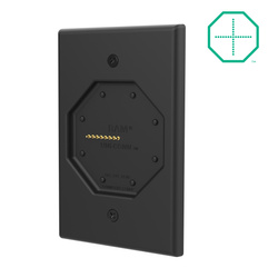 Низкопрофильная настенная док-станция GDS® Uni-Conn™ с питанием и PoE