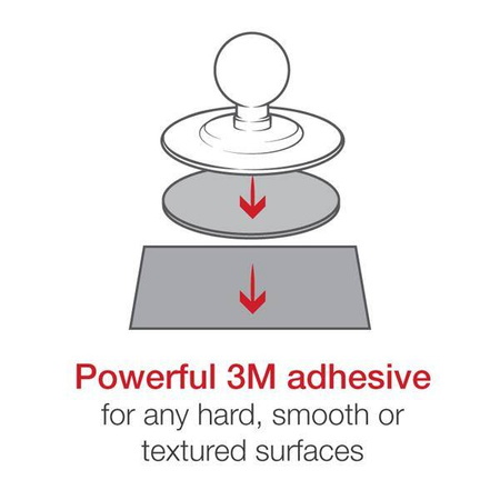 Крепление RAM® Tab-Tite™ с гибкой клейкой основой для больших планшетов