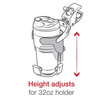 Держатель для напитков RAM® Level Cup™ XL на 32 унции с RAM® Tough-Claw™