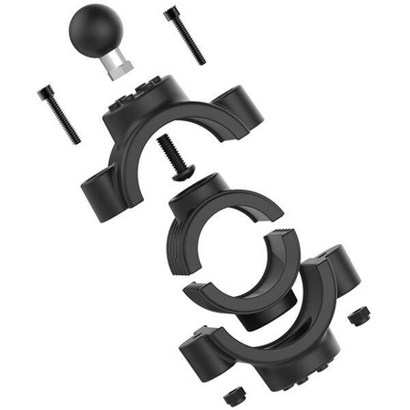 RAM® Torque™ Рельсовое основание диаметром 1 ½–2 дюйма — алюминиевый шарик размера B