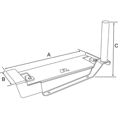 Автомобильная база RAM® No-Drill™ для Chevy Caprice 11–13 годов выпуска