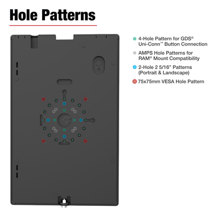 RAM® Safe-Case™ для 10-дюймового планшета Zebra ET4x